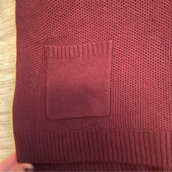 Halogen Maroon Pocket Sweater - Picture 5 of 7